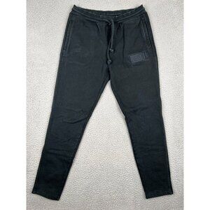 Kith Mens Jogger Sweatpants Black Large 31x30 Tapered Leg Drawstring Pockets
